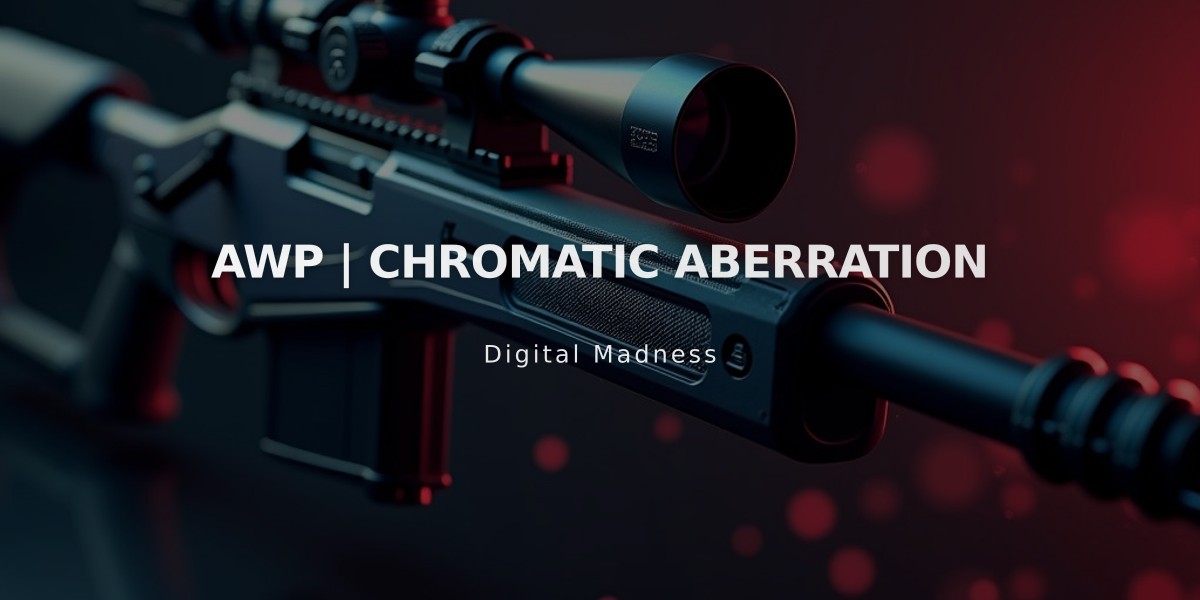 AWP | Chromatic Aberration: The Eye-Popping Sniper Rifle