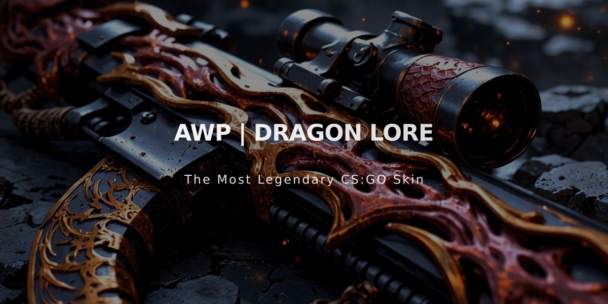 AWP Dragon Lore: The Legendary Sniper Rifle Skin in CS:GO