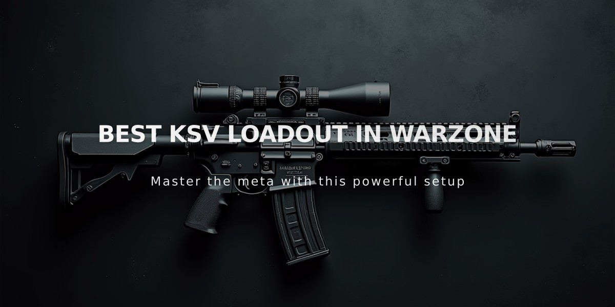 Best KSV Loadout Guide for Warzone: Ultimate Setup & Attachments