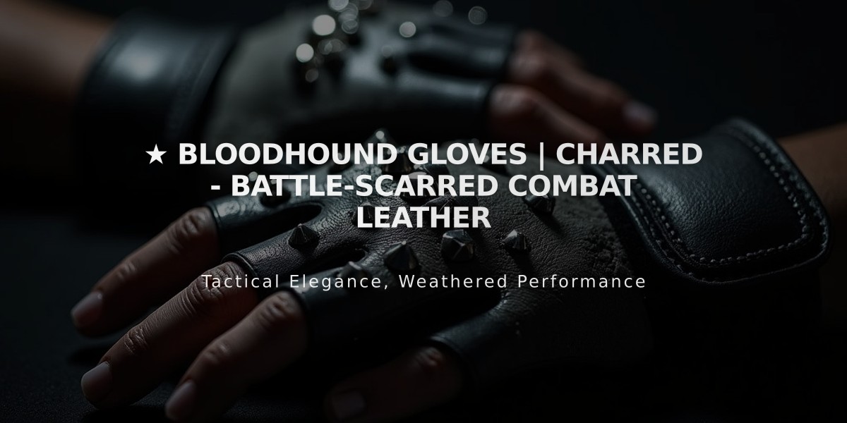 ★ Bloodhound Gloves | Charred - Battle-Scarred Combat Leather