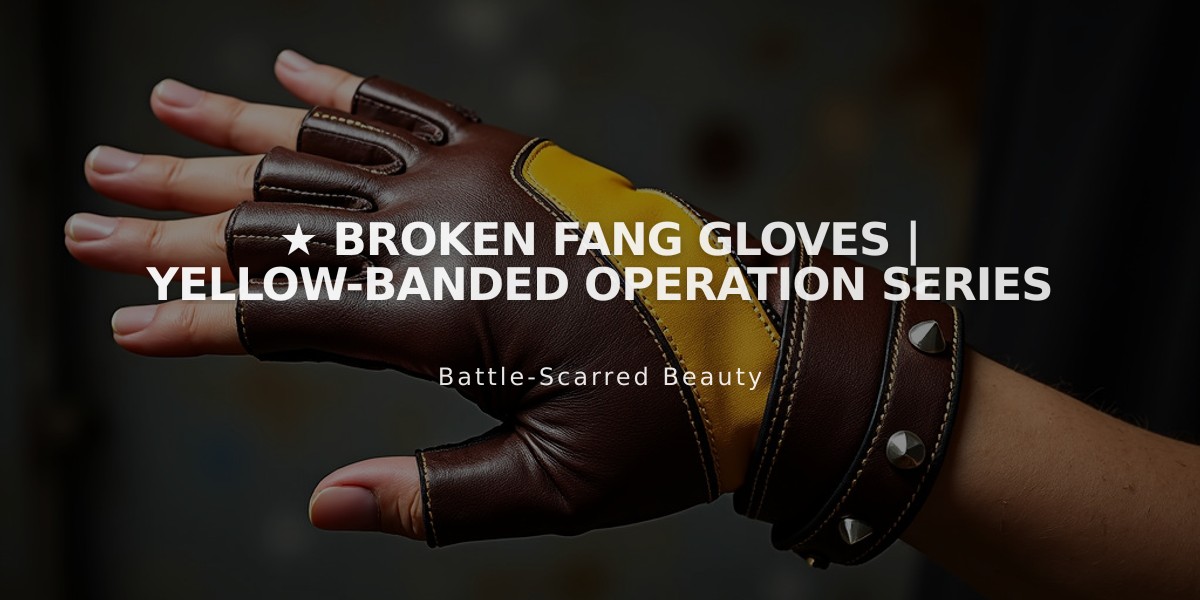 ★ Broken Fang Gloves | Yellow-banded Operation Series