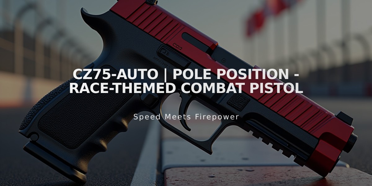 CZ75-Auto | Pole Position - Race-Themed Combat Pistol