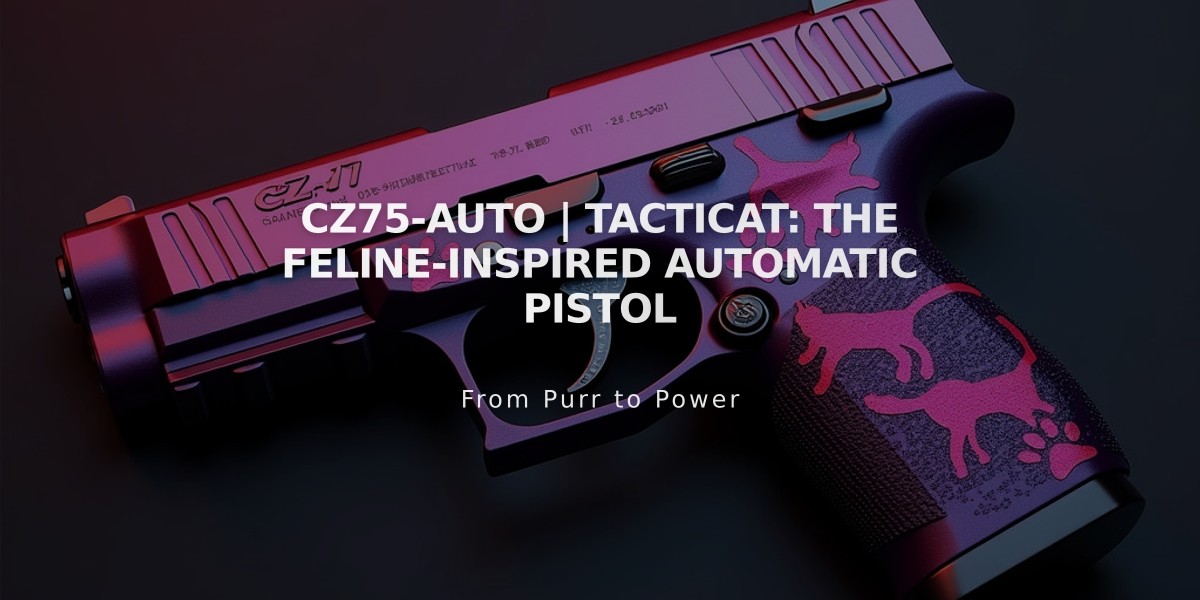 CZ75-Auto | Tacticat: The Feline-Inspired Automatic Pistol