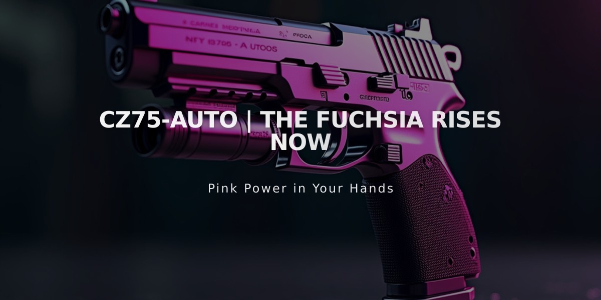 CZ75-Auto | The Fuchsia Rises Now