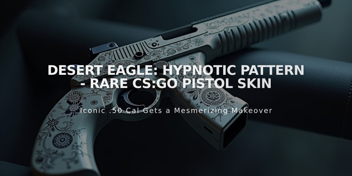 Desert Eagle: Hypnotic Pattern - Rare CS:GO Pistol Skin