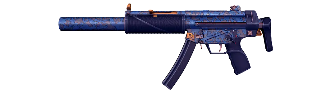 Acid wash blue gun pattern