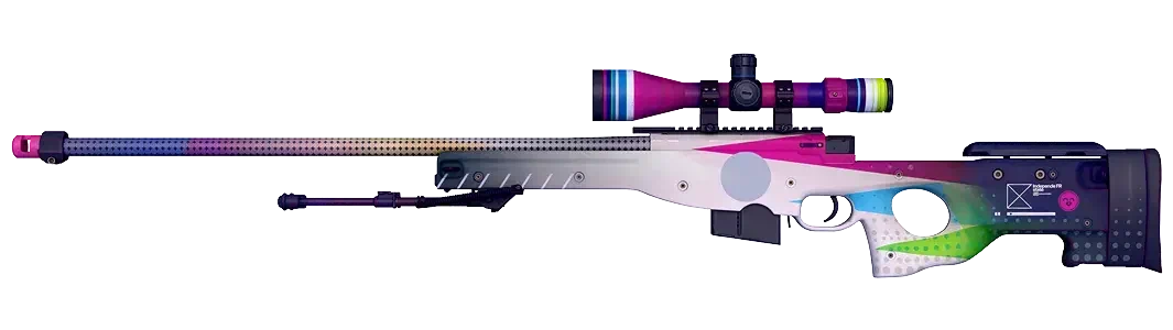 CMYK skin for long-range weapon