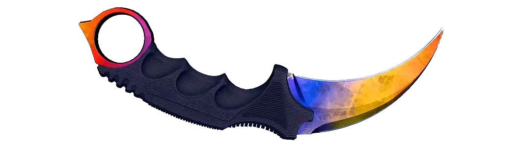 CS:GO Marble Fade Karambit knife