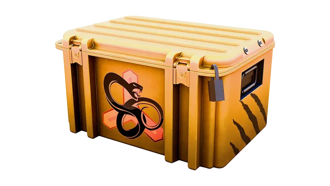 Yellow CSGO Snakebite weapon case