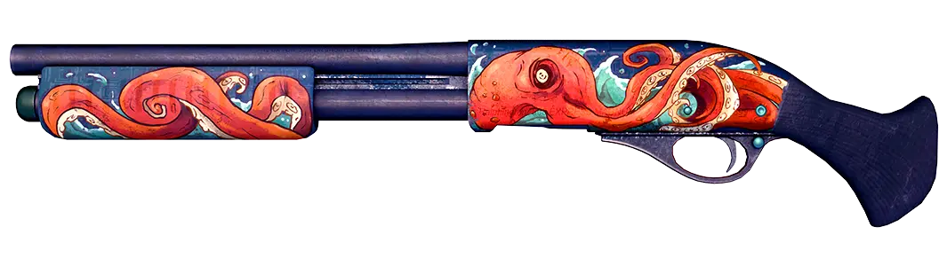 Ocean-themed Kraken shotgun