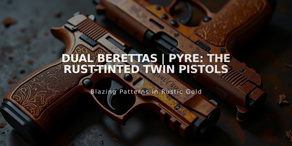 Dual Berettas | Pyre: The Rust-Tinted Twin Pistols