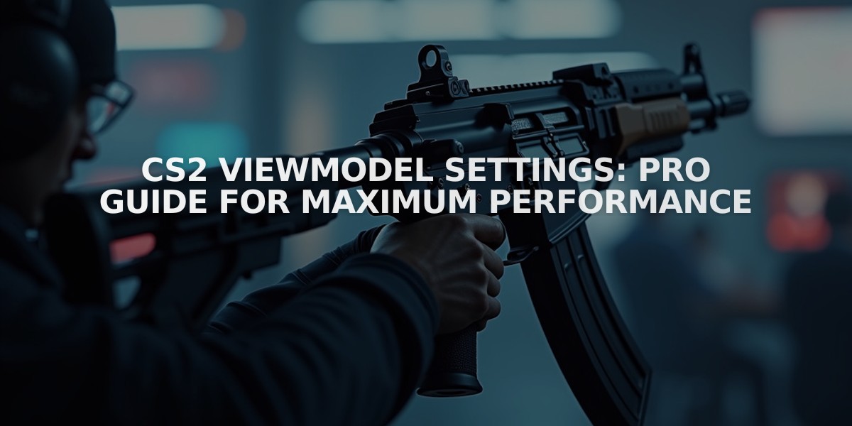 CS2 Viewmodel Settings: Pro Guide for Maximum Performance