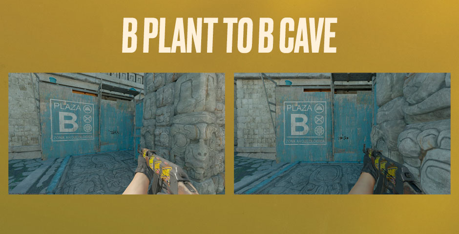 B Plant to Cave smoke lineup