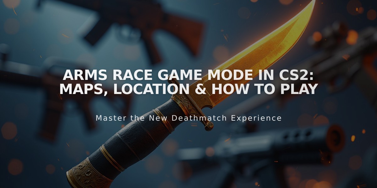 Arms Race Game Mode in CS2: Maps, Location & How to Play