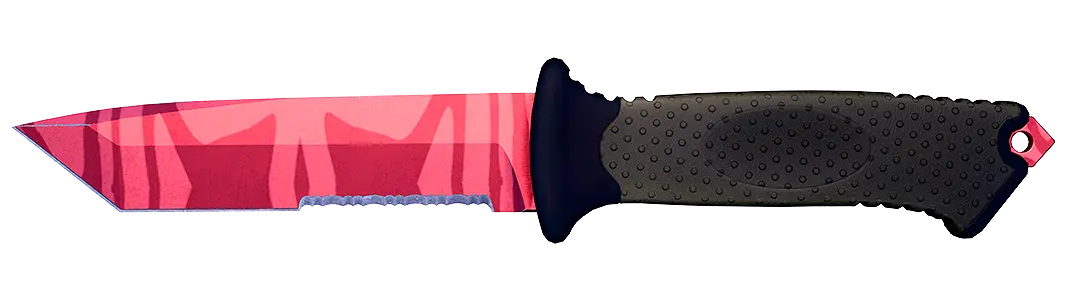 Red Slaughter Bowie knife