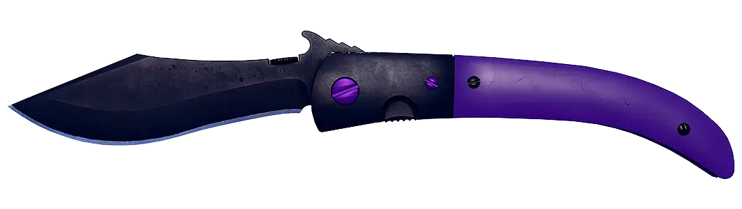 Purple butterfly knife ultraviolet style