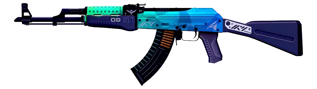 Ice Coated assault rifle skin