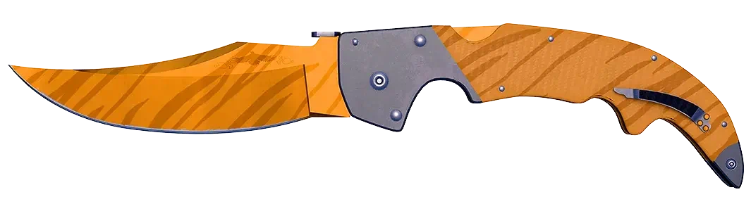 Tiger Tooth curved knife skin