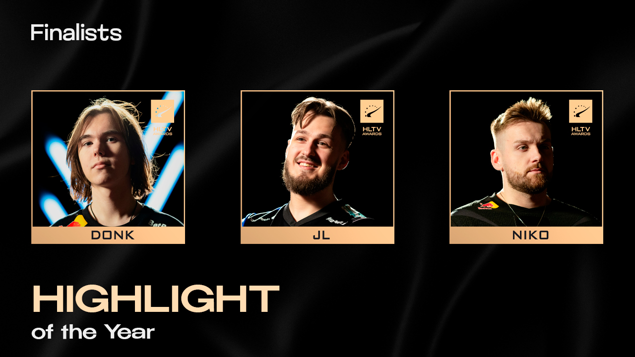 HLTV Awards Highlight finalists headshots