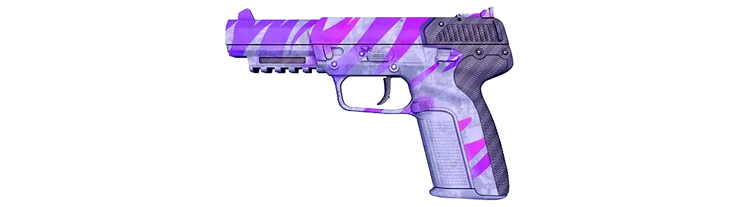 Purple-gray striped pistol skin