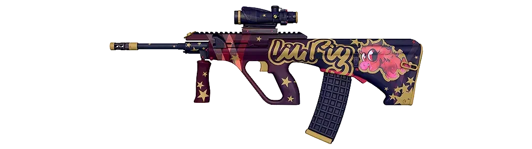 Lil' Pig weapon skin for rifle