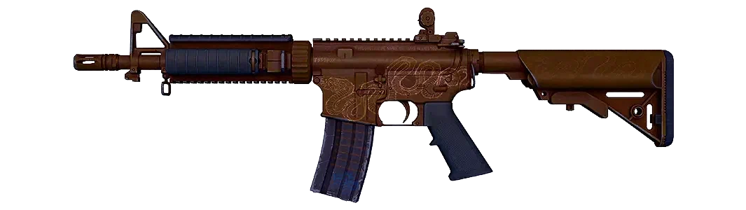 Brown etched CS:GO sniper rifle