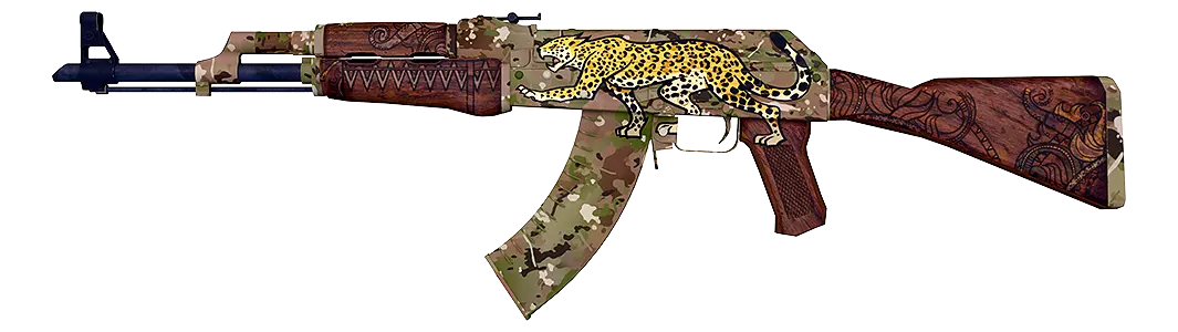 Jaguar decal on assault rifle