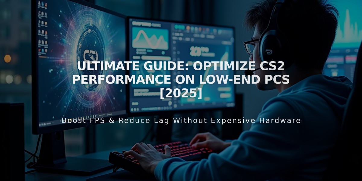 Ultimate Guide: Optimize CS2 Performance on Low-End PCs [2025]