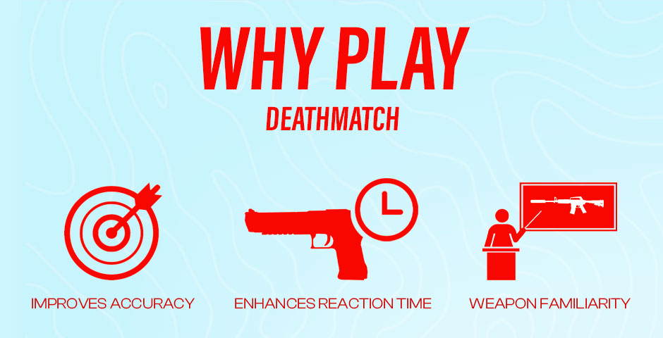 CS2 Deathmatch benefits infographic