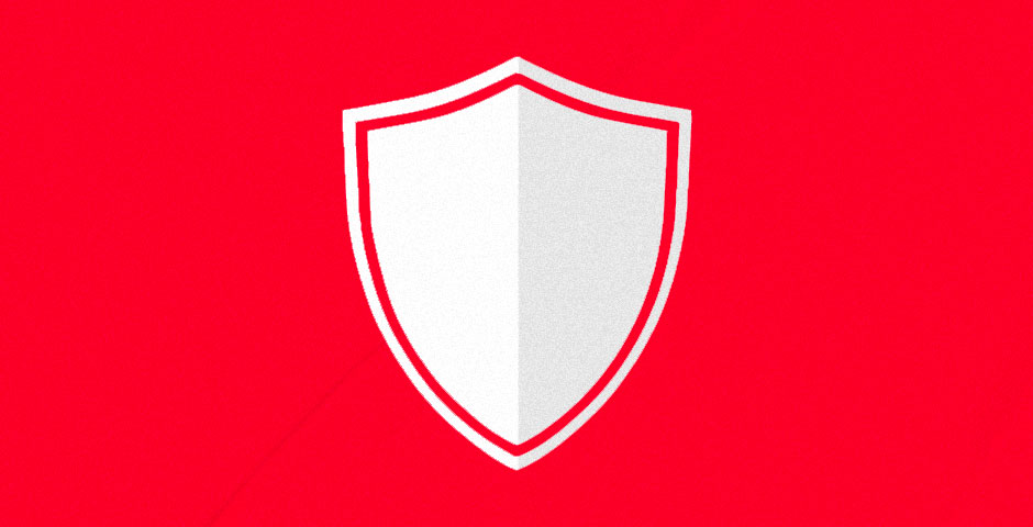 Red shield icon