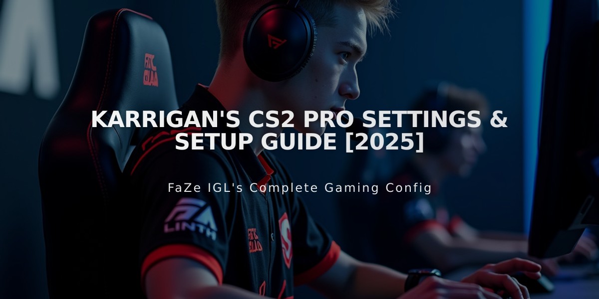 karrigan's CS2 Pro Settings & Setup Guide [2025]