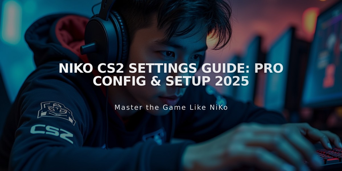 NiKo CS2 Settings Guide: Pro Config & Setup 2025