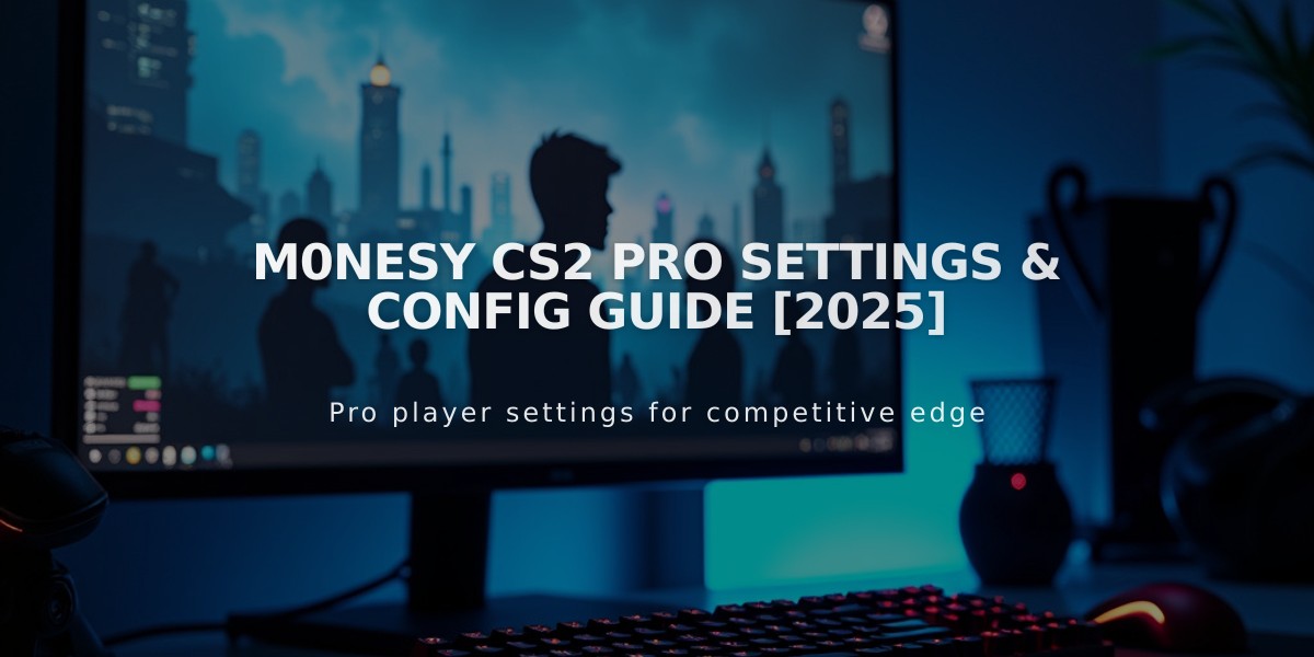 m0NESY CS2 Pro Settings & Config Guide [2025]