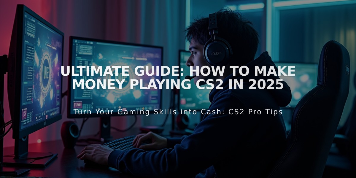 Ultimate Guide: How to Make Money Playing CS2 in 2025