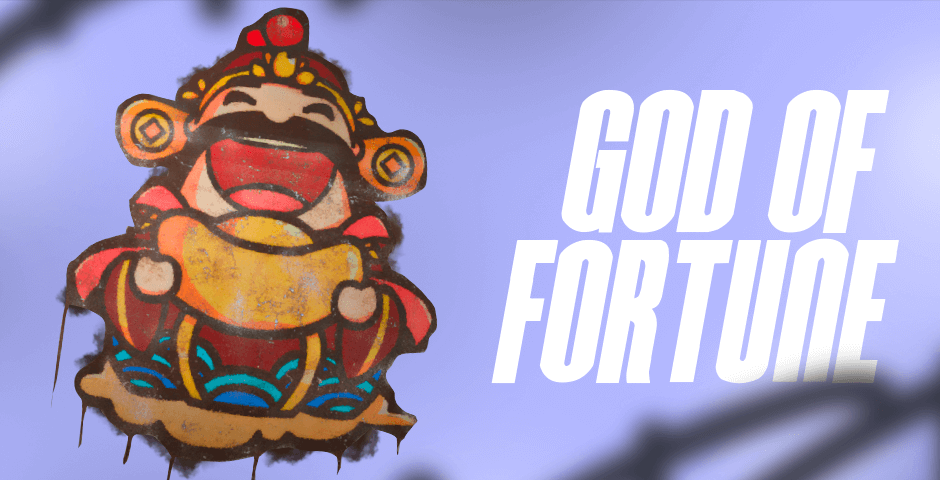 God of Fortune cartoon figurine