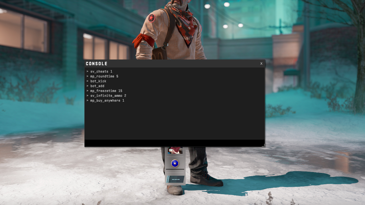 CS2 console commands for 1v1