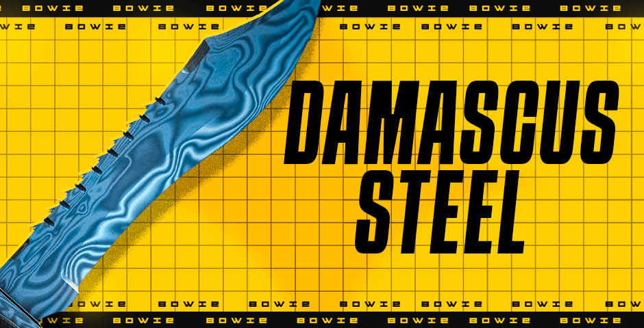 Damascus steel blade pattern