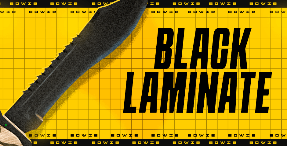 Black Laminate Pattern Gun Skin