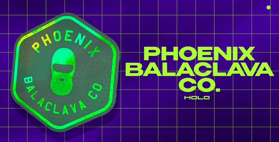 Holographic Phoenix Balaclava Company logo