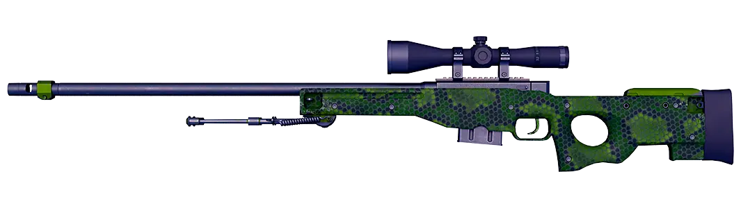 Pit Viper rifle scope in green