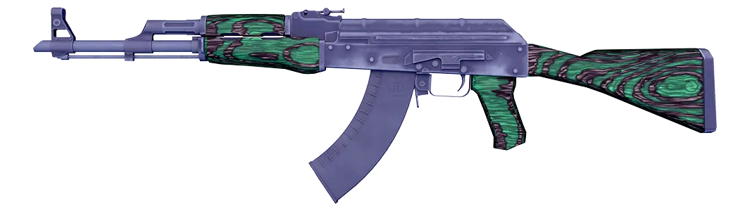 Green laminate rifle gun