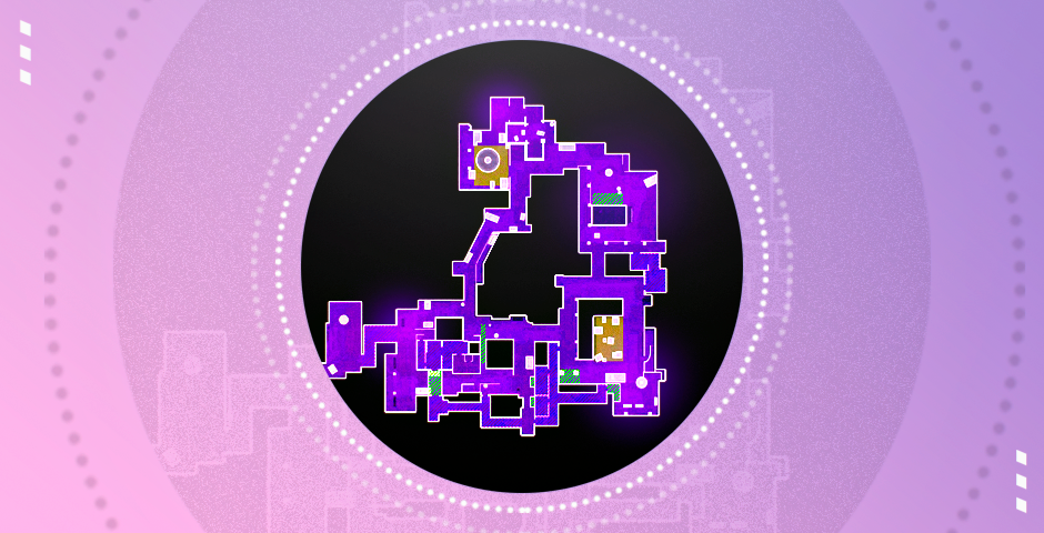 Purple radar icon