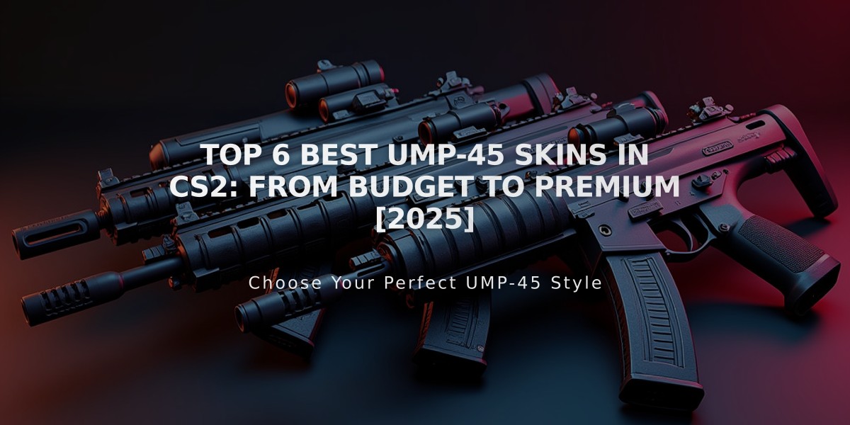 Top 6 Best UMP-45 Skins in CS2: From Budget to Premium [2025]