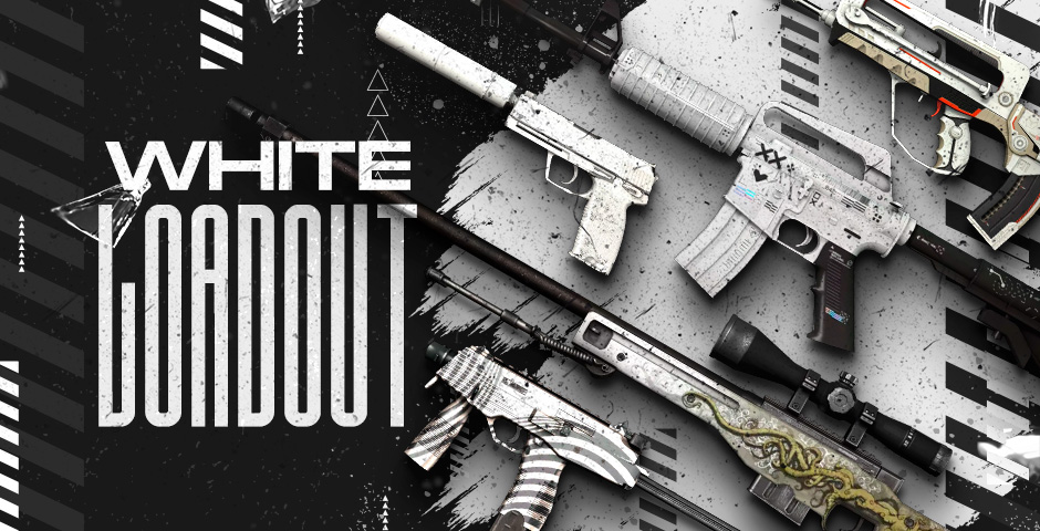 White CS:GO weapon loadout