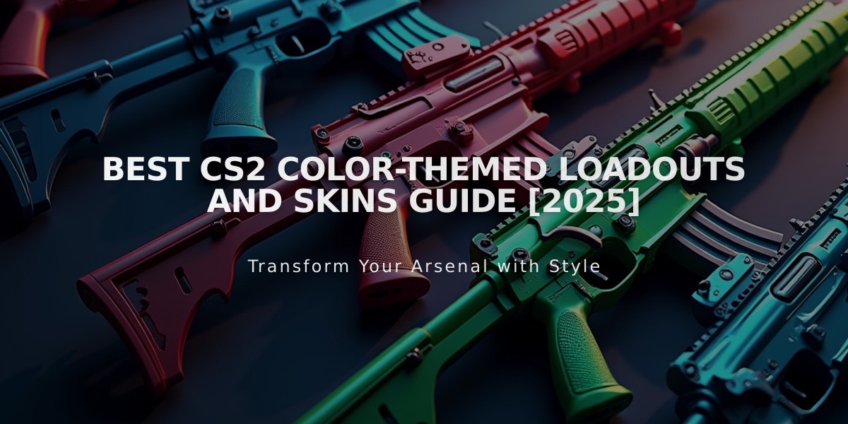 Best CS2 Color-Themed Loadouts and Skins Guide [2025]