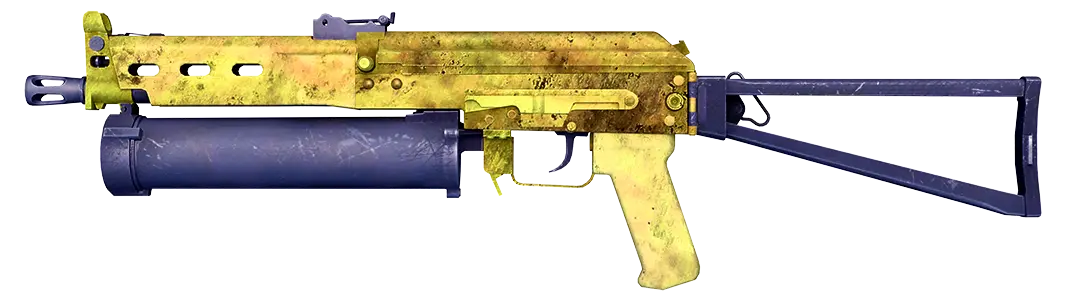 Brass AK-47 weapon skin