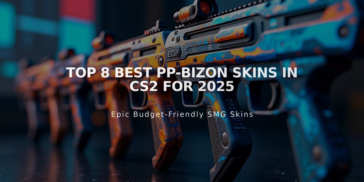 Top 8 Best PP-Bizon Skins in CS2 for 2025