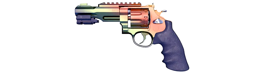 Amber Fade handgun skin finish