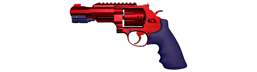 Red Crimson Web R8 Revolver