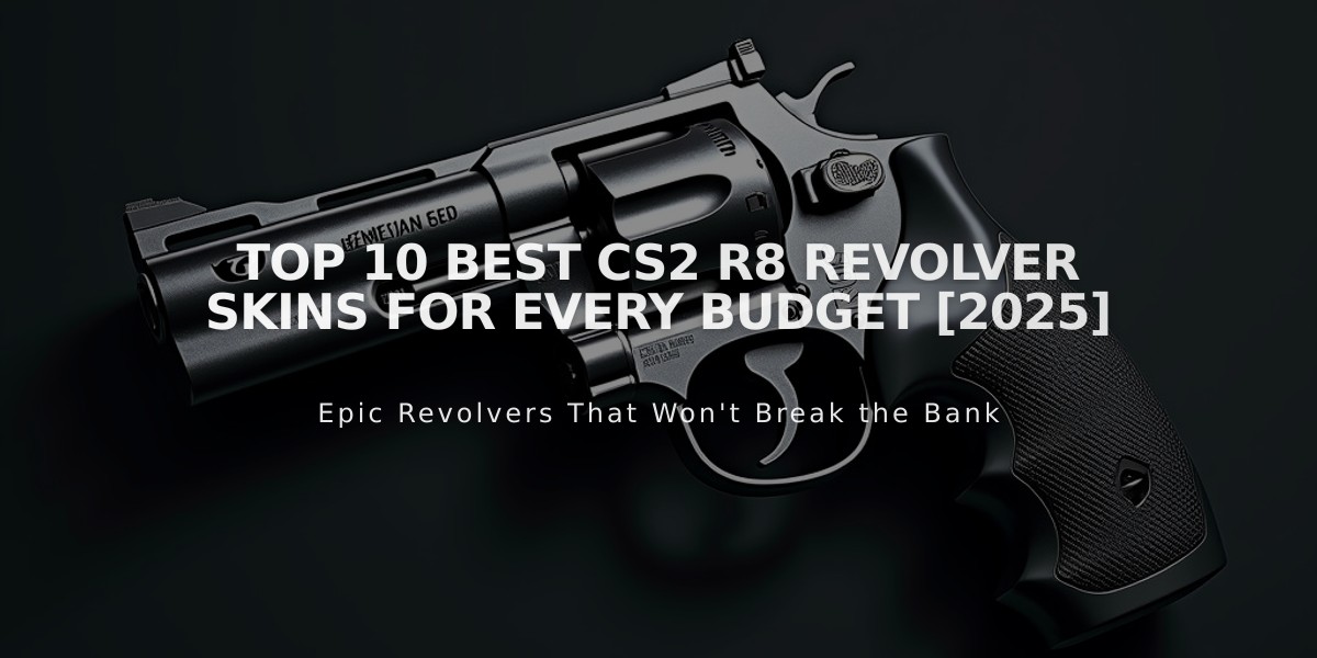 Top 10 Best CS2 R8 Revolver Skins for Every Budget [2025]